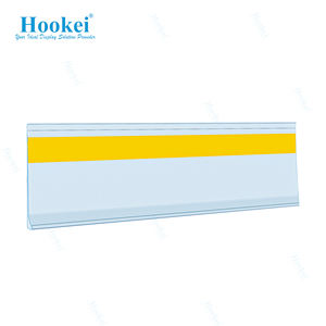 Profilé en PVC extrudé pour support d'étiquette de prix numérique sur bord de rayonnage, bande de données pour affichage de prix en magasin de détail - Product Image 2