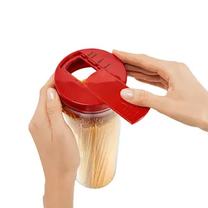 Plastik Gıda Sınıfı Spagetti Saklama Kabı Kutusu Makarna Kavanozlar