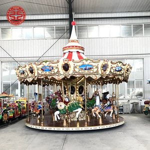 Carrusel de 16-<span class=keywords><strong>26</strong></span> Asientos para Niños, Carrusel Pequeño para Interiores, Equipos de Parque de Atracciones de China - Product Image 5