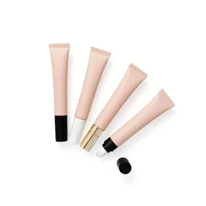 20ml Lip Balm Tube Matte PE Cosmetic Foundation Pump Tube Essence Eye Cream Tube for Lotion Concealer Ointment