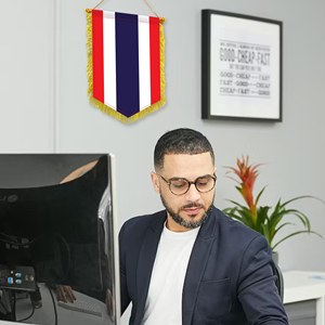 Banderas Pequeñas para Coche de 20x30cm al por Mayor, Decoración de Pared de Tailandia, Adornos Pequeños, Impresión Digital, Accesorios para Exhibición Colgante - Product Image 3