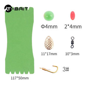 C Juego de señuelos de pesca con mosca Kit de accesorios <span class=keywords><strong>Sinker</strong></span> Spinner Tackles <span class=keywords><strong>Line</strong></span> Group Swivels <span class=keywords><strong>Hook</strong></span> Bait - Product Image 3