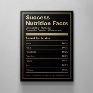 Nordic Astratto Motivational Poster Successo <span class=keywords><strong>Pittura</strong></span> A <span class=keywords><strong>Olio</strong></span> Su Tela Arredamento Della Camera Ingredienti Successo Immagini di Tela Stampata - Product Image 4