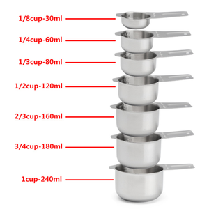 Heavy Duty Bakeware Measuring Tools 13 Pcs Stainless Steel Measuring Cup Measuring <b>Spoon</b> Set with <b>Ring</b> - Product Image 5