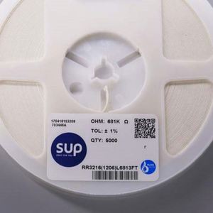 Whole -Sale RR3216 1206L6813FT 1206 3216 Resistors Chip Resistors SMD Resistors 681Kohm 1% 1/4W Thick Film Resistor - Product Image 1