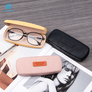 Estuche rígido de PU de buena calidad con logotipo personalizado para gafas Estuche óptico antipresión Estuche portátil para anteojos Elegante <span class=keywords><strong>y</strong></span> asequible - Product Image 4