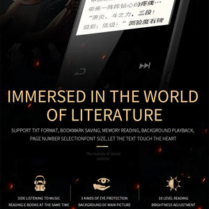 Mini lecteur de musique Mp3 Mp4 carte Tf 4-16 go écran 1.8 pouces casque <span class=keywords><strong>Audio</strong></span> téléchargement - Product Image 5