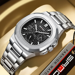 Orologi al Quarzo Impermeabili Sanda, Design Classico Popolare per Uomo e Donna, con <span class=keywords><strong>Calendario</strong></span>, Luminosi, alla Moda con Quadrante a Lancette - Product Image 1