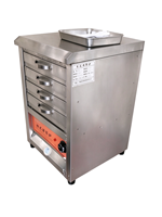 Machine à Cuire à la Vapeur Automatique en Acier Inoxydable à Cinq Niveaux pour Nouilles et Rouleaux de Riz, Électrique et à Gaz