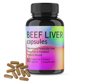 Suministro de fábrica Suplementos de energía <span class=keywords><strong>natural</strong></span> Cápsulas de hígado de res liofilizadas A granel Cápsula de hígado de res de 750mg - Product Image 6