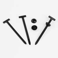 Attaches-câbles en nylon autobloquants robustes avec système de fixation à broche et bouton, outil pour la réparation automobile quotidienne
