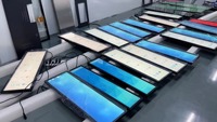 Layar lebar 36 "37" 43 "48" 88 ", layar peregangan panjang LCD strip rak Digital tepi Bar Monitor tampilan rak peregangan