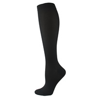 Chaussettes de compression tricotées pour le sport en plein air, respirantes, couleur unie, antidérapantes, élastiques, pour hommes et femmes, idéales pour le cyclisme