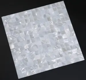 Peel And Stick Tile Shell Mosaic Tile Mother of Pearl Wall Tile