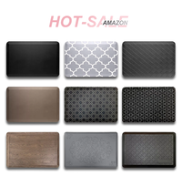 Tapis de cuisine anti-fatigue, tapis de cuisine imperméable antidérapant en PVC pour sol de cuisine, maison, bureau, évier, buanderie