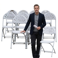 Chaise lune portable pliable en plastique à dossier haut pour jardin, camping, plage, événements en plein air