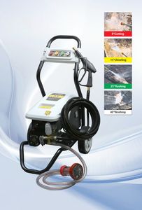 Nettoyeur <span class=keywords><strong>haute</strong></span> <span class=keywords><strong>pression</strong></span> durable d'usine, tête de pompe tout en cuivre, 3,5 CV, 220 V, électrique, pour les services de lavage de voitures avec roues - Product Image 6