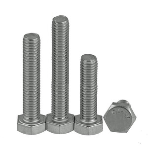 Vite esagonali metriche a filettatura fine in acciaio inossidabile 304 A2-70 con finitura bianca, marca cinese KAILUO, M6-M16*1/1.25/1.5 - Product Image 2