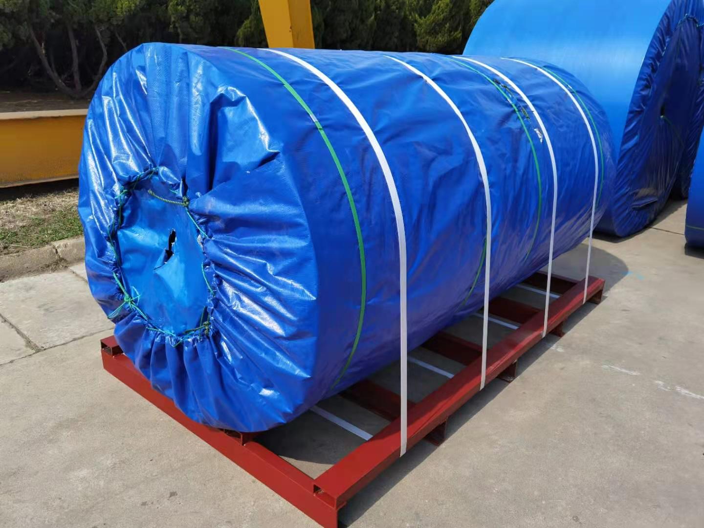 Китай, полиэфирная ткань, конвейерная лента с необработанной задней стороной, резиновый выпуклый ремень