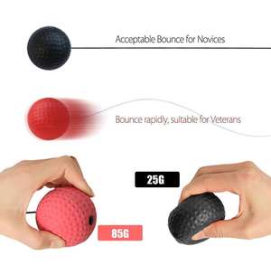 Ensemble de balles réflexes de boxe avec bandeau Entraînement sportif de vitesse Punch <span class=keywords><strong>Fight</strong></span> React Head Ball - Product Image 3