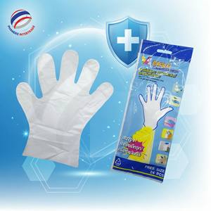 Gants en plastique jetables de haute qualité de la marque Eagle, en HDPE, transparents, d'épaisseur moyenne, pour la préparation des aliments, usages généraux, été - Product Image 5