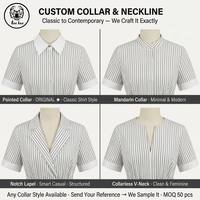 Robe chemise d'été à manches courtes et col à revers pour femme, mini-robe ajustée coupe trapèze, service OEM et ODM disponible