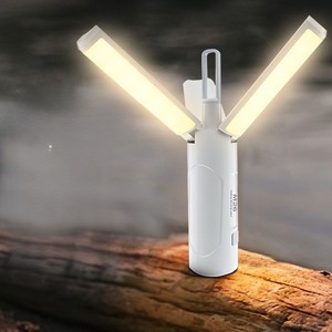 Lámpara de Camping Plegable Portátil, Luz Suave de Gran Cobertura <span class=keywords><strong>con</strong></span> Luz Estroboscópica Roja para Senderismo, Cortes de Energía y Emergencias - Product Image 2