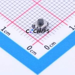 TD-1185SA-2.5H-160 Tactile Switch SMD Switch Single Pole Single Throw Round Button 1.6N Vertical Mount - Product Image 1