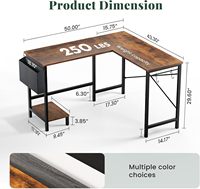 Bureau de jeu électrique réglable en hauteur avec éclairage LED RGB, contrôle de mémoire, cadre en acier, ergonomique, pour position assise ou debout, vente en gros