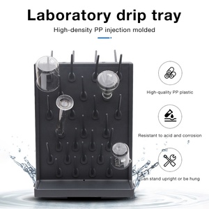 Orijinal Fabrika Laboratuvarı Damlama Rafı PP27 Tırnak Tahtası Tek Taraflı Cam Malzemeler Drenaj Rafı Beher Test Tüpü Damlama Rafı Laboratuvar Kullanımı - Product Image 5