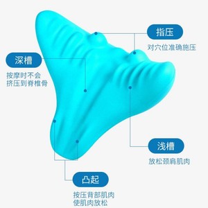 <b>Massage</b> Pillow Cervical Spine Correction Neck Back Relief With Raised Dots For <b>Massage</b> Therapy - Product Image 1