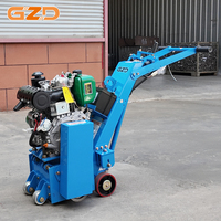 Fraiseuse à béton GZD à moteur diesel 13 CV, machine à fraiser le sol, décapeuse de surface pour l'élimination des marques de peinture