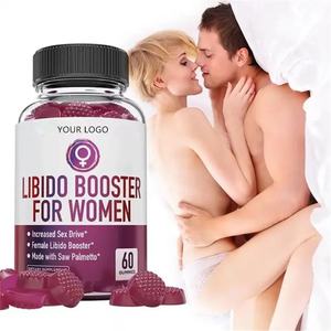 Private Label Saw Palmetto erba Gummies <span class=keywords><strong>Booster</strong></span> naturale della Libido femminile per adulti uomini e donne integratori a base di erbe - Product Image 1