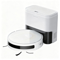 Robot Vacuum Cleaner GS1-D Gyroscope Navigation dengan Harga Terbaik, Dikendalikan Aplikasi Tuya WiFi, Pembersih Otomatis, dan Sistem Pengosongan Otomatis