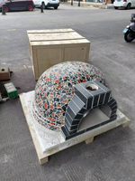Four à pizza électrique commercial à un seul niveau, avec base en pierre, pour comptoir, pour restaurant, 400 ℃   4,8 kW EB-1
