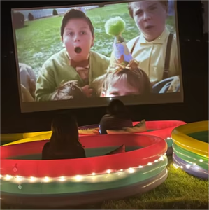 Piscina inflable redonda de 3 anillos OEM para bebés, piscina de bolas, piscina de agua, juguetes para piscina, tumbona para ver películas al aire libre - Product Image 2