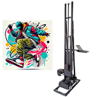 Máquina impresora de pared de inyección de tinta 3D Vertical, máquina de pintura Mural, impresora de papel tapiz para decoración de pared de imagen de gran tamaño