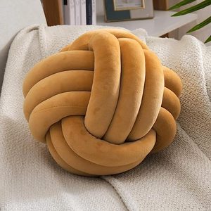 <span class=keywords><strong>Coussin</strong></span> de noeud décoratif d'inspiration scandinave pour canapé oreiller élégant de 25 <span class=keywords><strong>cm</strong></span> de diamètre pour la décoration intérieure - Product Image 3