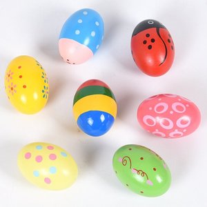 Vente en gros - Instruments de percussion Orff - Ensemble de shakers en bois colorés - Jouets éducatifs musicaux pour la petite enfance - Product Image 1