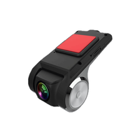 Verborgen auto-blackbox single lens Android USB 2.0 recorder dashcam auto video recorder USB dashcam 720P Android nachtzicht