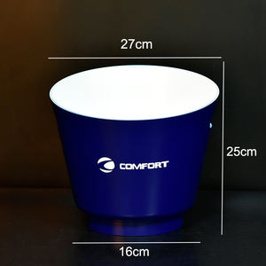 Vente en gros seau à glace led en plastique seau refroidisseur de vin champagne seau à glace led clignotant promotion de boisson - Product Image 3