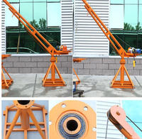 Mini grue de chantier pour usage domestique |   Palans électriques 220V/380V |   Capacité de 300 kg |   Hauteur de levage de 60 m |   Motorisé |   Ascenseurs