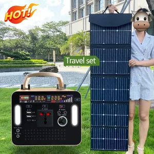 태양 전지판 미니 휴대용 야외 조명 시스템 홈 태양 광 시스템 키트 태양 에너지 시스템