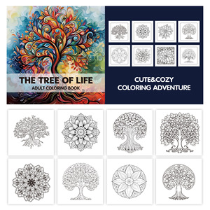 <span class=keywords><strong>Livre</strong></span> de coloriage pour adultes Mandala Arbre Plante Fleur 24 Graffiti <span class=keywords><strong>Aquarelle</strong></span> Illustration créative Papier - Product Image 5