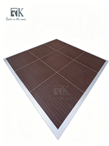 Wholesale Customized Dance Floor with Wooden Grain Panel for Wedding Parties - Product Image 1