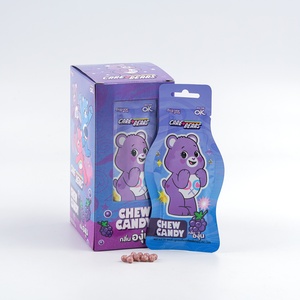 Présentoir de bonbons halal végétalien sac en forme de <span class=keywords><strong>cola</strong></span> BRC SHC millions bonbons d'importation bonbons à mâcher caramelo exotique <span class=keywords><strong>bonbon</strong></span> OEM pack bonbons à mâcher - Product Image 1