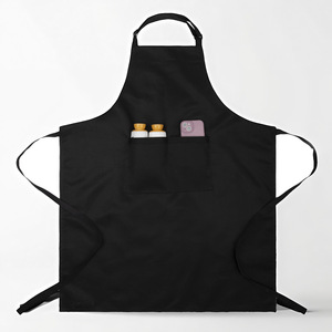 Bán buôn tùy chỉnh chất lượng cao nước và dầu kháng bếp đầu bếp tạp dề với thiết kế logo in - Product Image 5