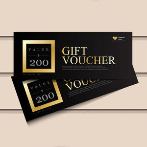 ฟอยล์ส่งเสริมการขายวันหยุดคูปองการพิมพ์แบบกำหนดเอง Gutschein บัตรกำนัลใบรับรองซองจดหมาย - Product Image 4