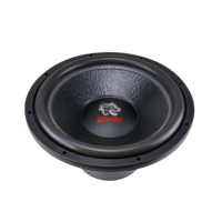 Subwoofer de voiture Soway 15 pouces 2500W RMS à double bobine, haut-parleur de basses avec bord en mousse pour l'amélioration audio et des basses profondes du véhicule