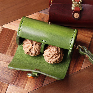 Premium Italian Vegetable <b>Tanned</b> Leather Storage Box Handmade Genuine Leather Desktop Organizer OEM Luxury Vanity Jewelry - Product Image 2